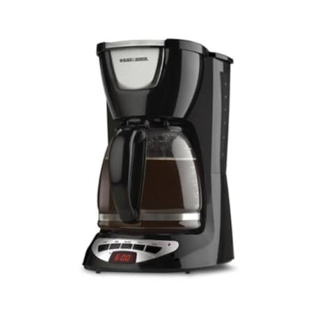Black & Decker Black+Decker 12 cups Black Coffee Maker DCM100B